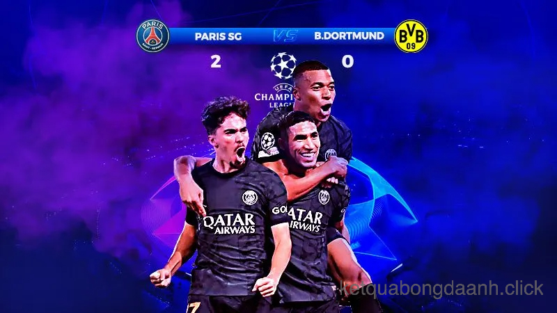 Paris SG áp đảo Dortmund